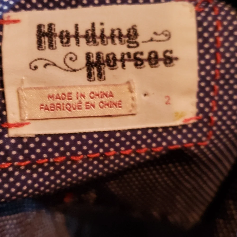 Anthropologie Holding Horses sleeveless blue/white Polka Dot Dress. Sz 2 - Picture 3 of 5